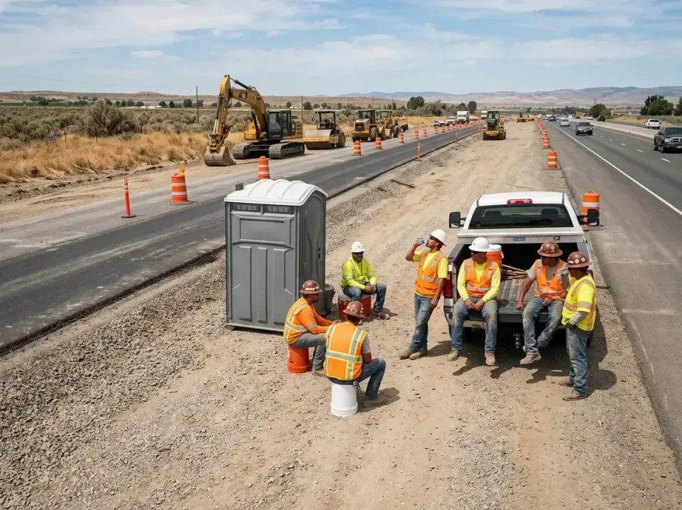 highway-road-construction-crew-007 — frequently asked questions, Porta Potty and Restroom Rentals in Pea Ridge, WV